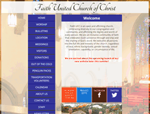 Tablet Screenshot of faithucc.info